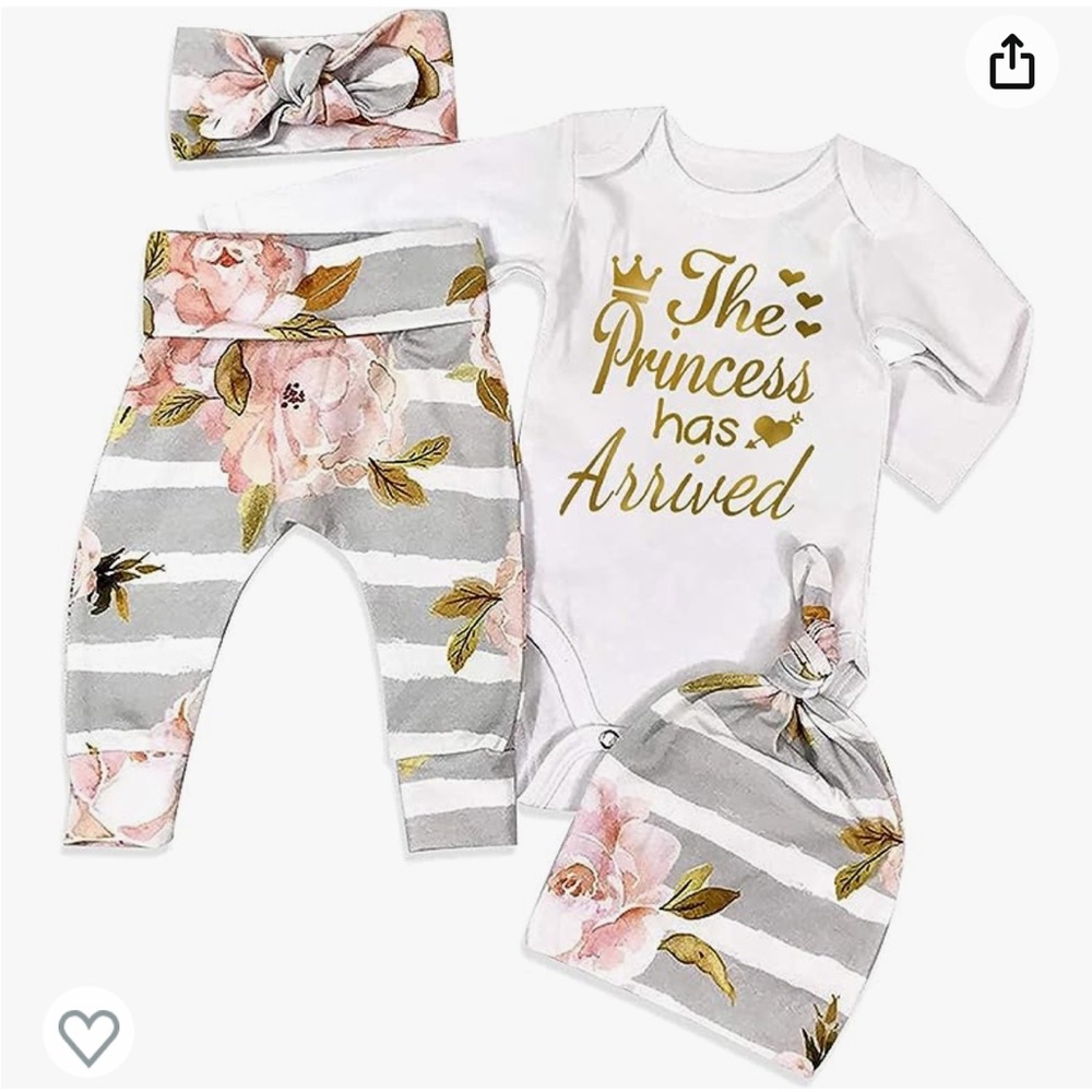 Baby girl going home outfit